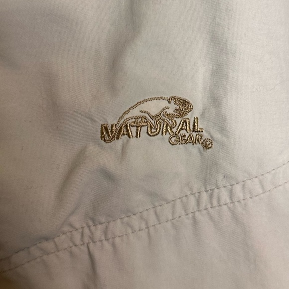 Natural Gear Men’s Button Down Performance Shirt Size XL Tan - Picture 2 of 7